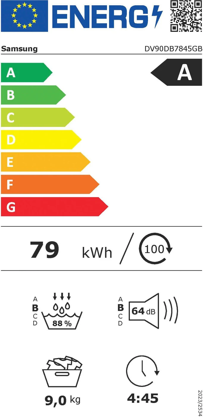 EU-Energielabel – Energieeffizienzklasse A