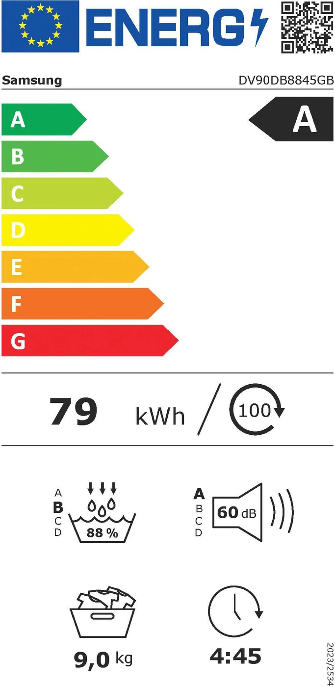 EU-Energielabel – Energieeffizienzklasse A