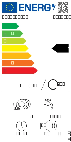 EU-Energielabel – Energieeffizienzklasse D