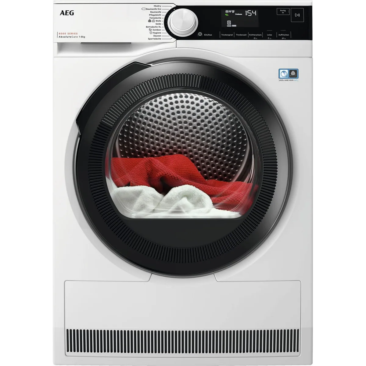 AEG Wärmepumpentrockner TR8T70680, Energieeffizienzklasse C, 8 kg Fassungsvermögen