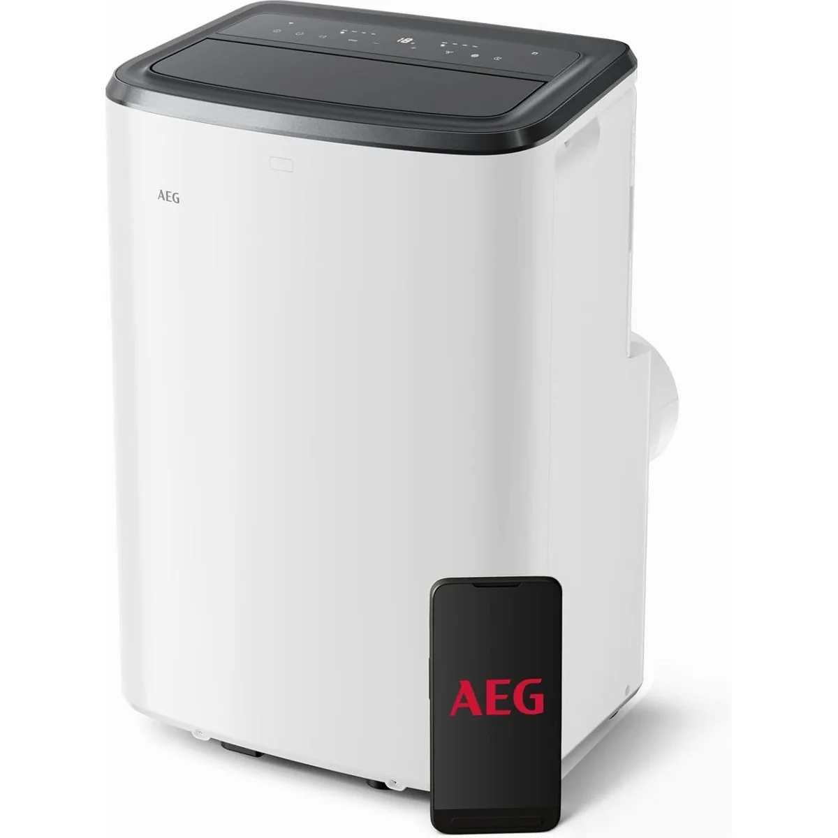 AEG AXP34U338CW Klimagerät, vielseitige Funktionen für Komfort — Kühlung, Heizung, Entfeuchtung