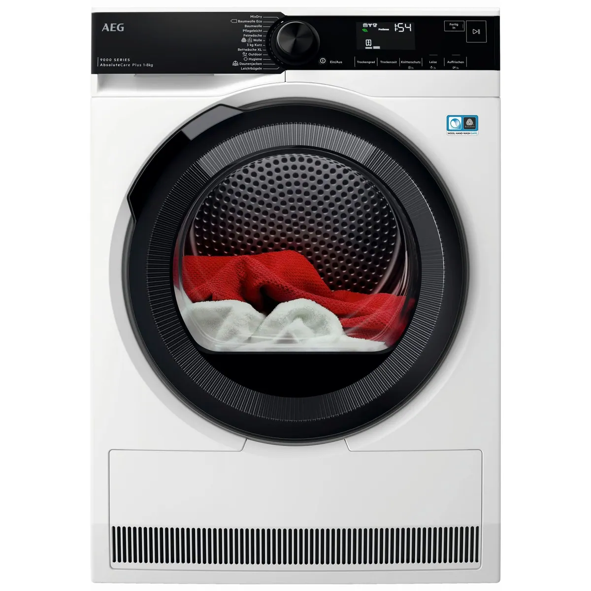 AEG Wärmepumpentrockner 9000 AbsoluteCare Plus TR9T75680, 3D-Scan-Technologie für optimale Pflege