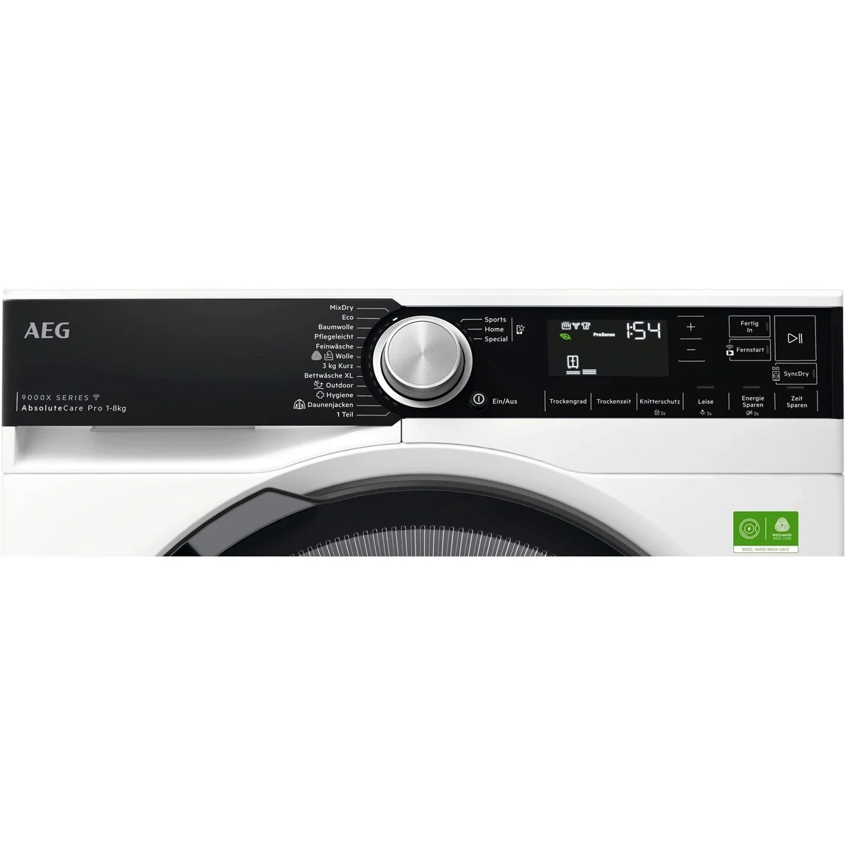 AEG Wärmepumpentrockner 9000 AbsoluteCare Plus TR9XW80880, SmartDry-Technologie, Energieeffizienz 2