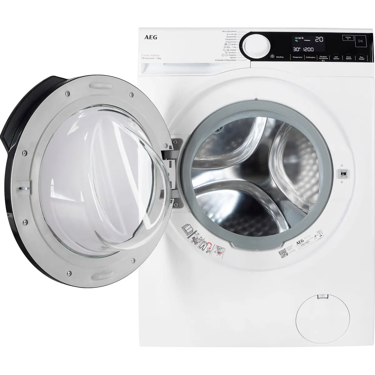 AEG LR7GA49FL Waschmaschine, 9 kg, 1400 U/min, ProSteam-Technologie 3