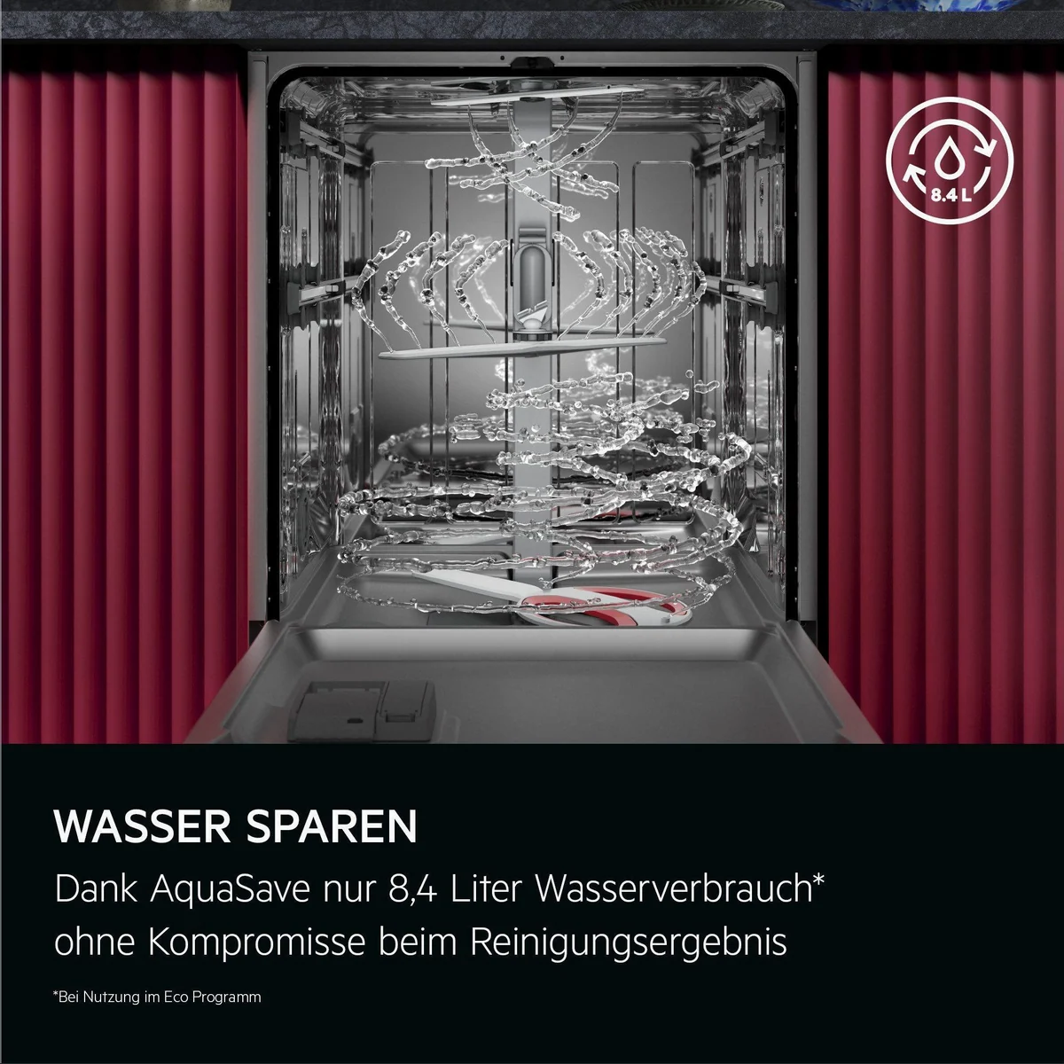 AEG GI8200B2SC Geschirrspüler, 60 cm, WiFi, 14 Maßgedecke — Wasser- und energieeffizient 5