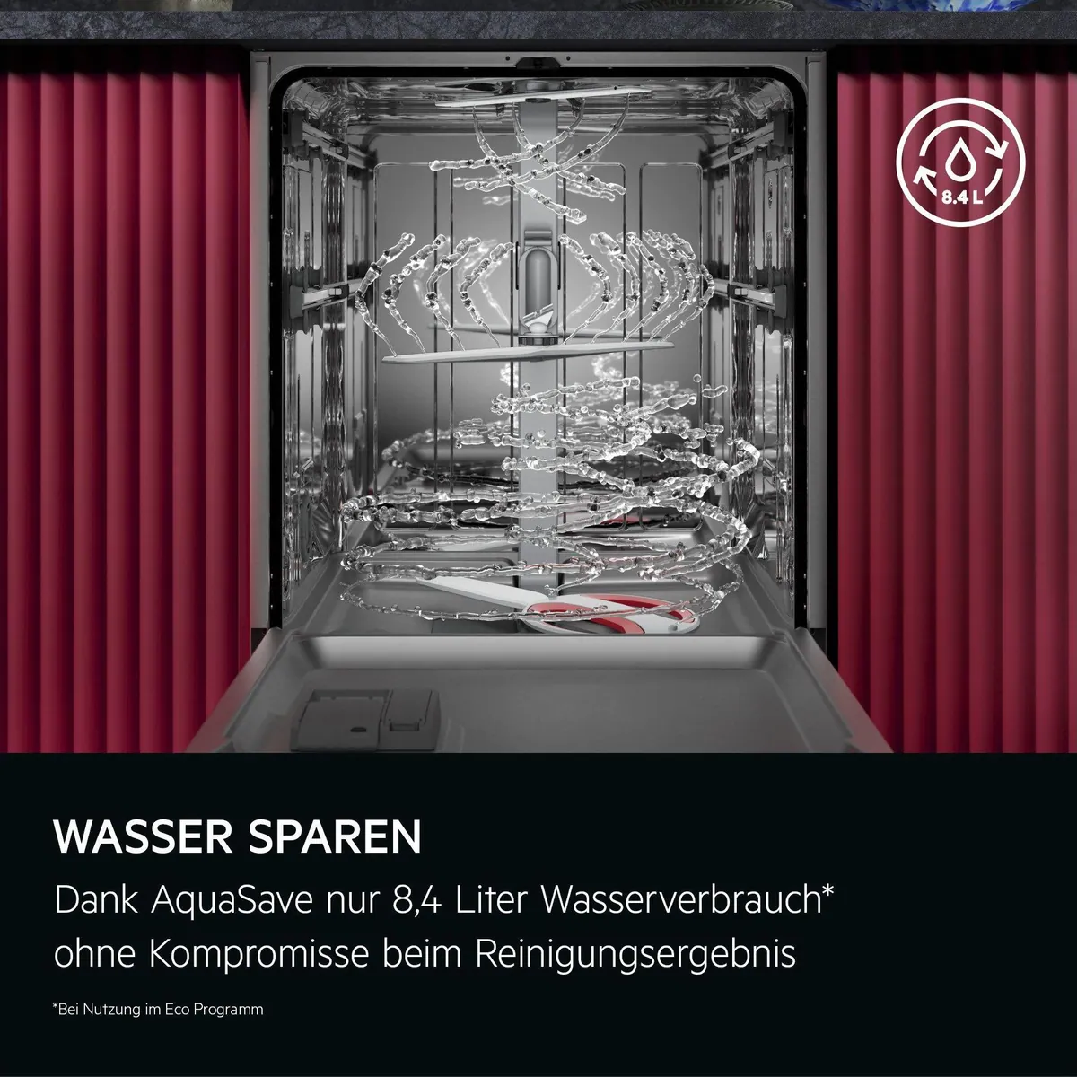 AEG GI8700B2SC Geschirrspüler XXL Serie 8000, 60 cm, 15 Maßgedecke, WiFi-fähig 5