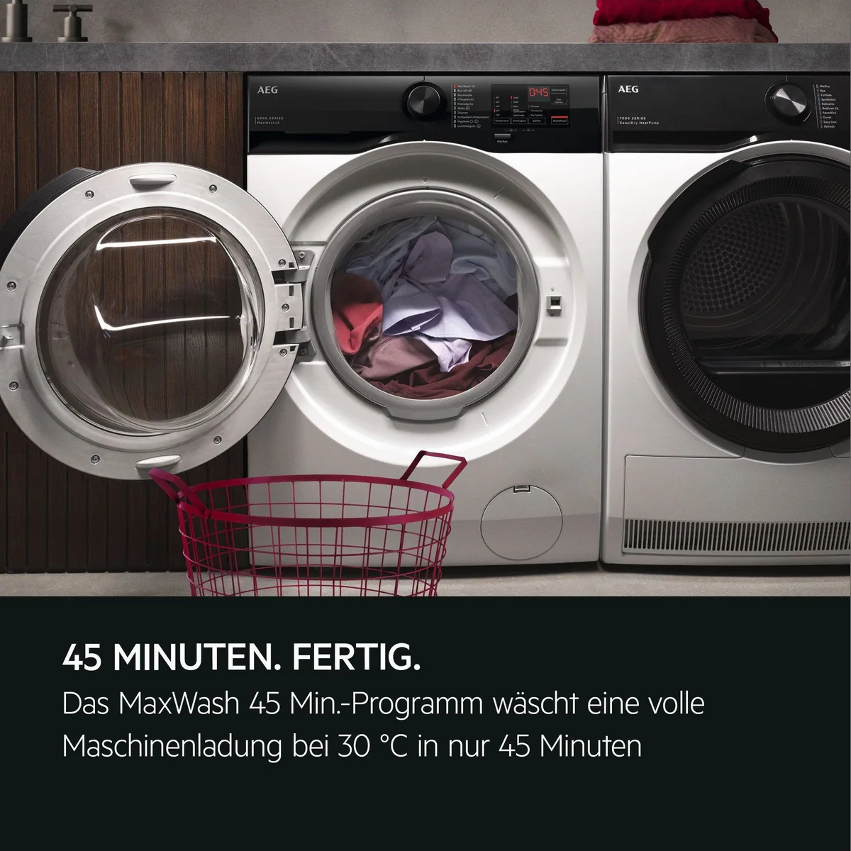 AEG LR6FE48FL Waschmaschine, 8 kg, 1400 U/min, energieeffizient 2