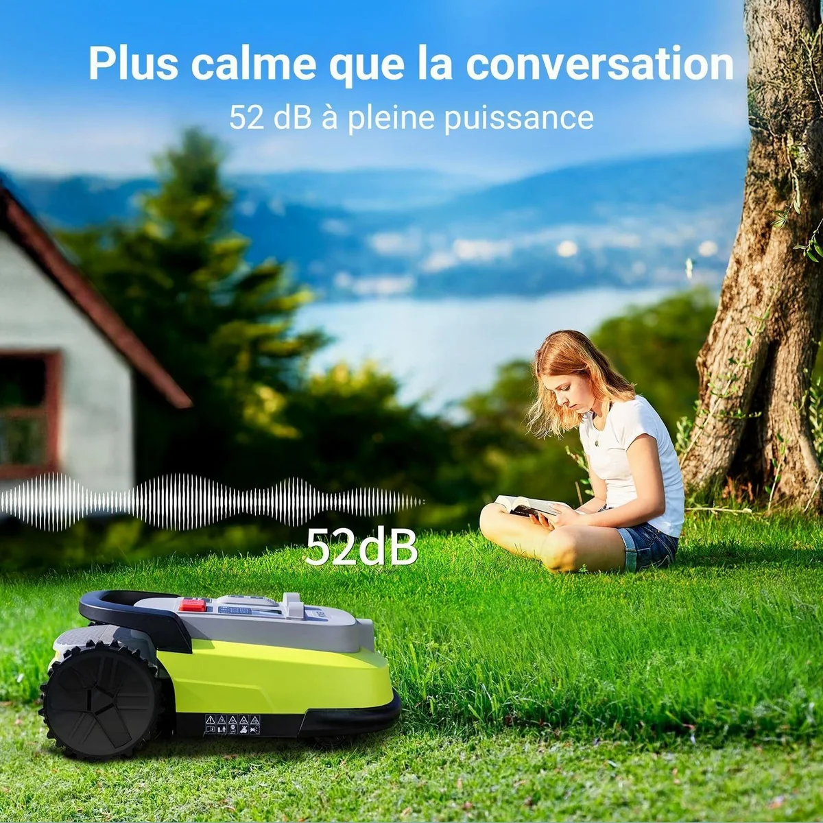 AIRROBO Rasenmähroboter NetRTK+Vision, ohne Begrenzungskabel, für 1000 m² Rasenfläche 2