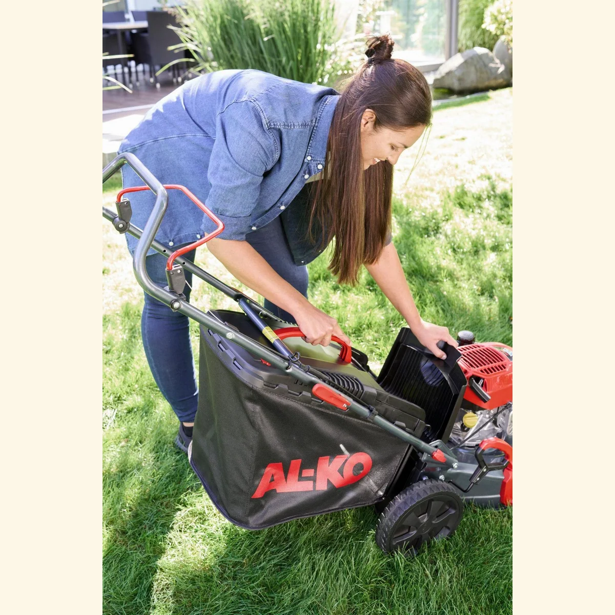 AL-KO Benzinrasenmäher 4.66 P-D EASY, 46 cm Schnittbreite, 4INONE Funktion 5