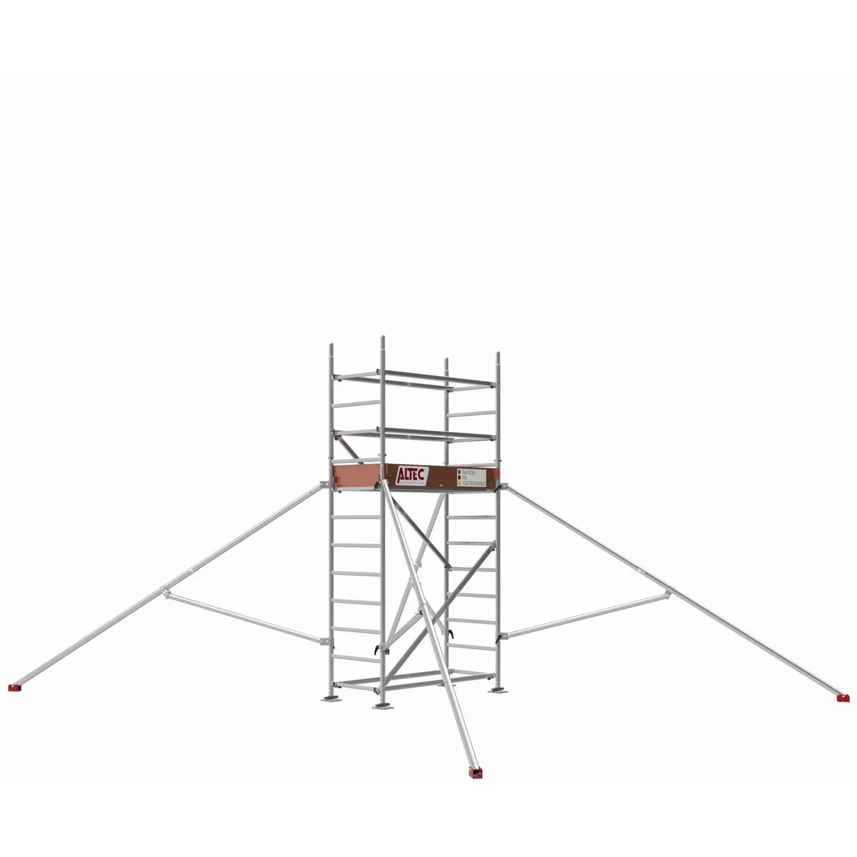 ALTEC Aluminium Fahrgerüst Rollfix 2.0, schnelle Montage & hohe Belastbarkeit — Made in Germany