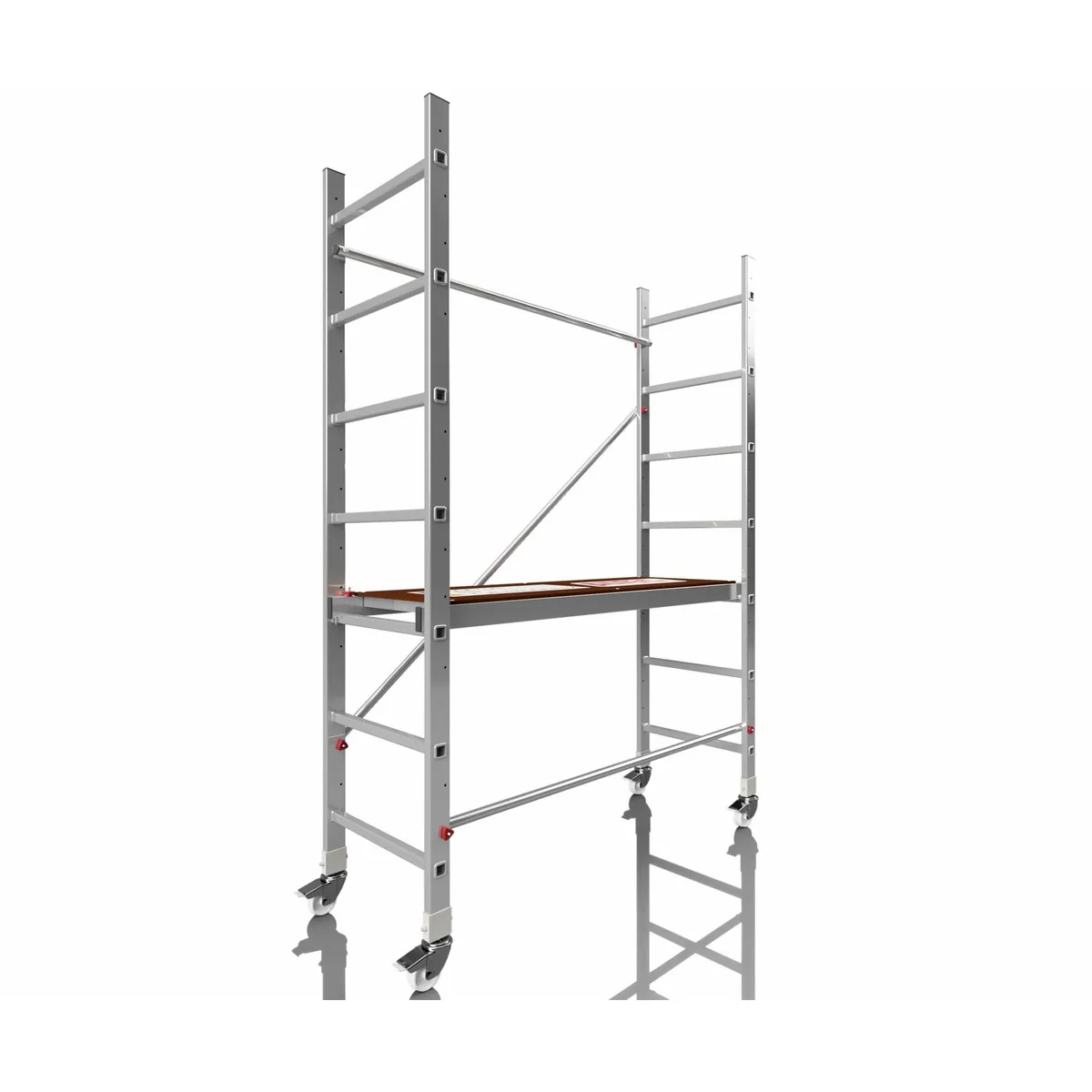 ALTEC Aluminium Fahrgerüst AluCombine 3.0, leicht, stabil, mobil — max. Arbeitshöhe 3m