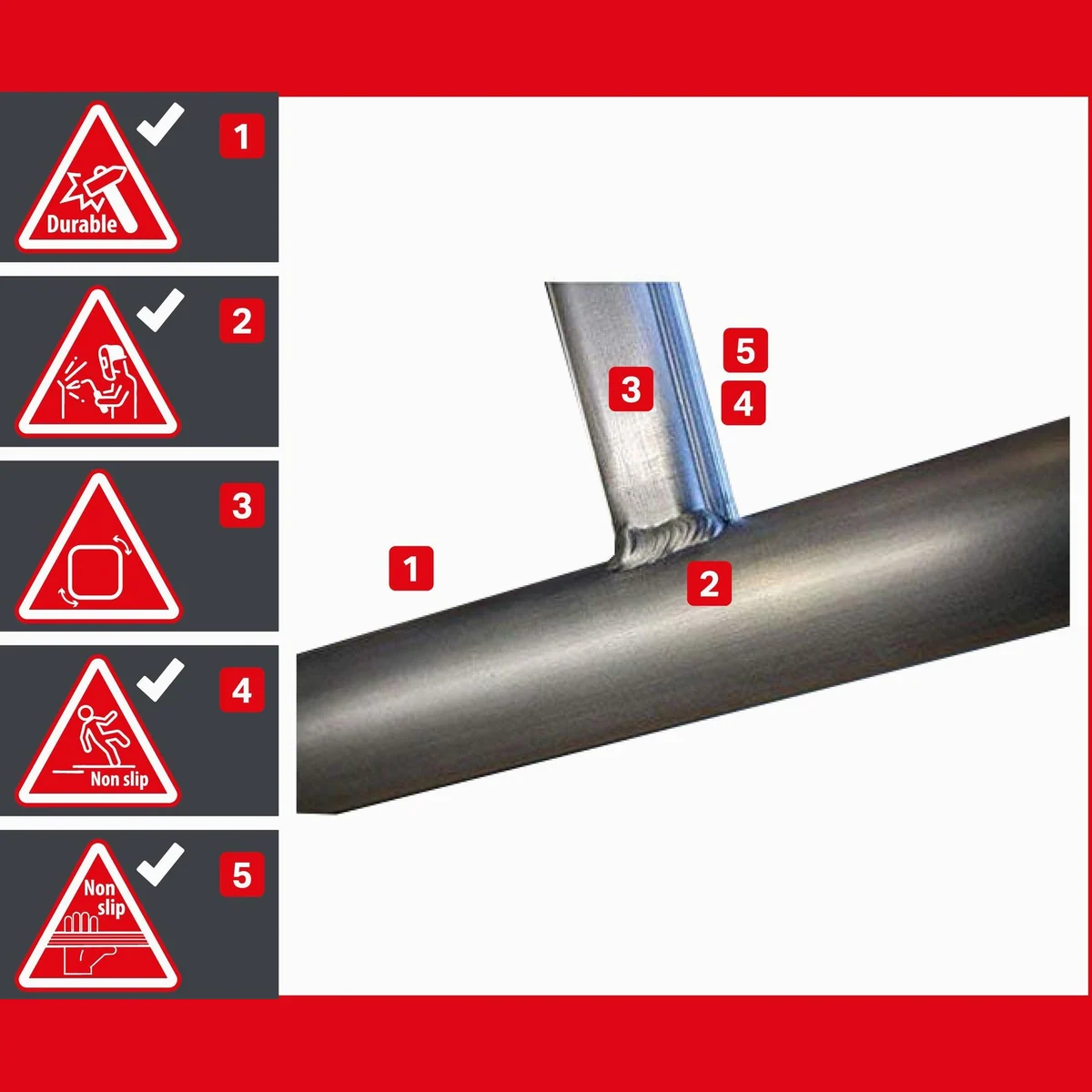 ALTEC Aluminium Fahrgerüst Rollfix 2.0, TÜV geprüft, maximale Arbeitshöhe 10 Meter 3