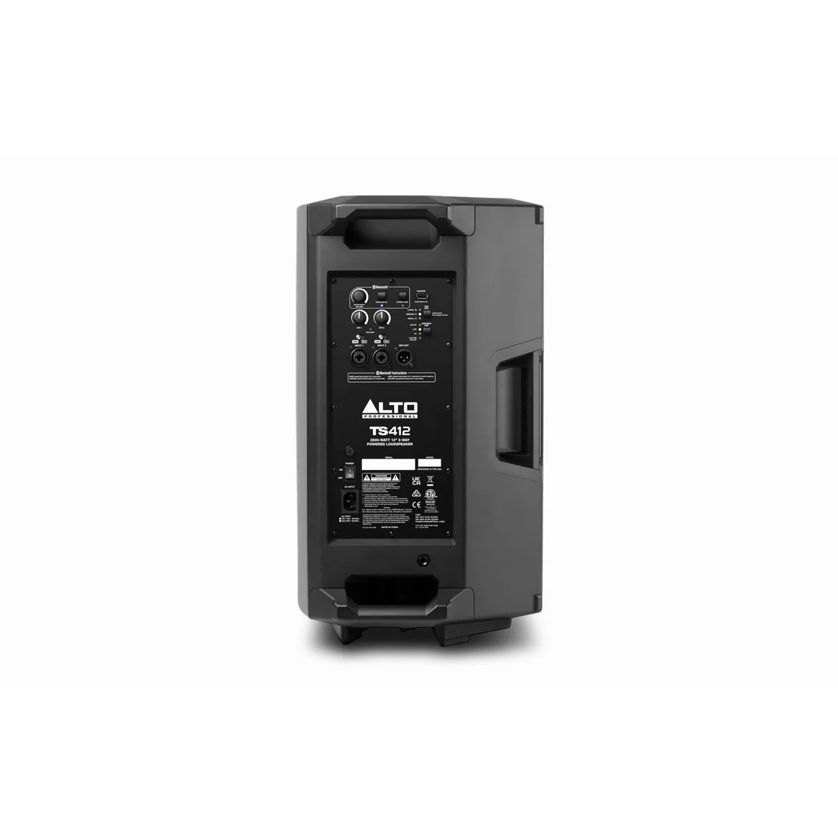 ALTO TS 412 Lautsprechersystem, 2500 Watt Leistung, integrierter 3-Kanal-Mixer, Bluetooth-Funktionalität 4