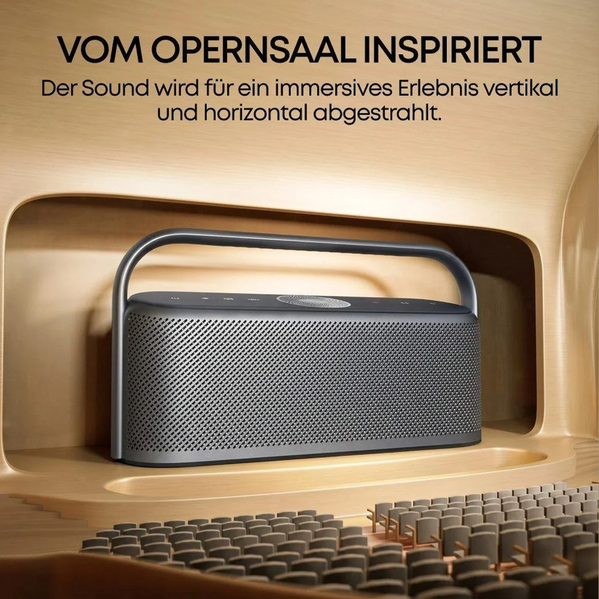 Anker soundcore Motion x600 Bluetooth-Lautsprecher, Hi-Res Spatial Audio, IPX7 Wasserschutz 4