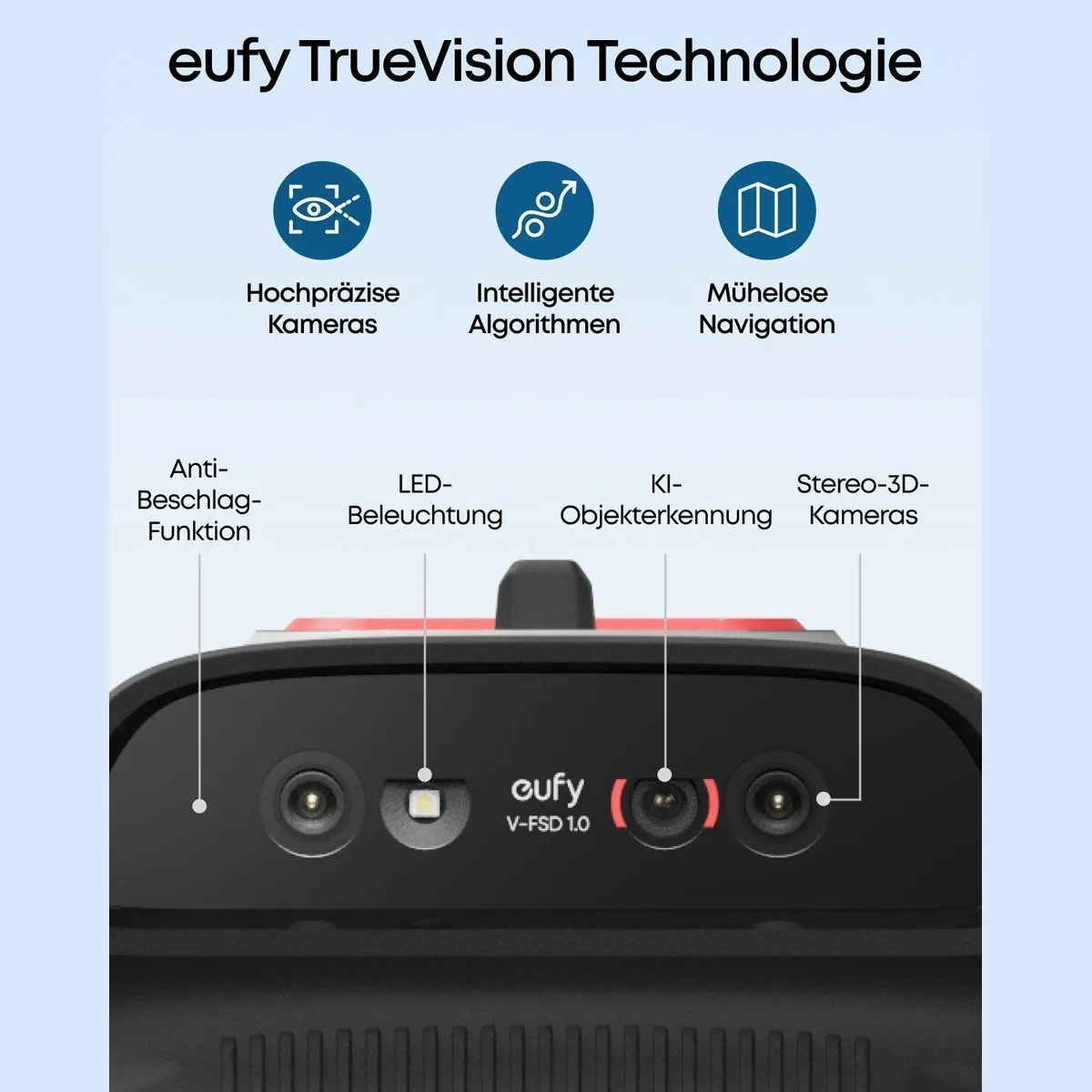 Anker eufy Rasenmähroboter C15, intelligente Navigation, Auto-Kartierung, präzises Randmähen 2