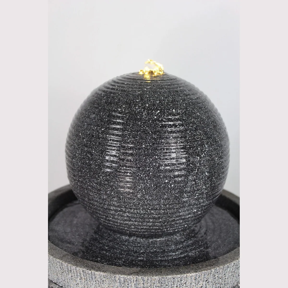 Arnusa Gartenbrunnen BK910, LED-Beleuchtung, Steinoptik, Komplett-Set 3