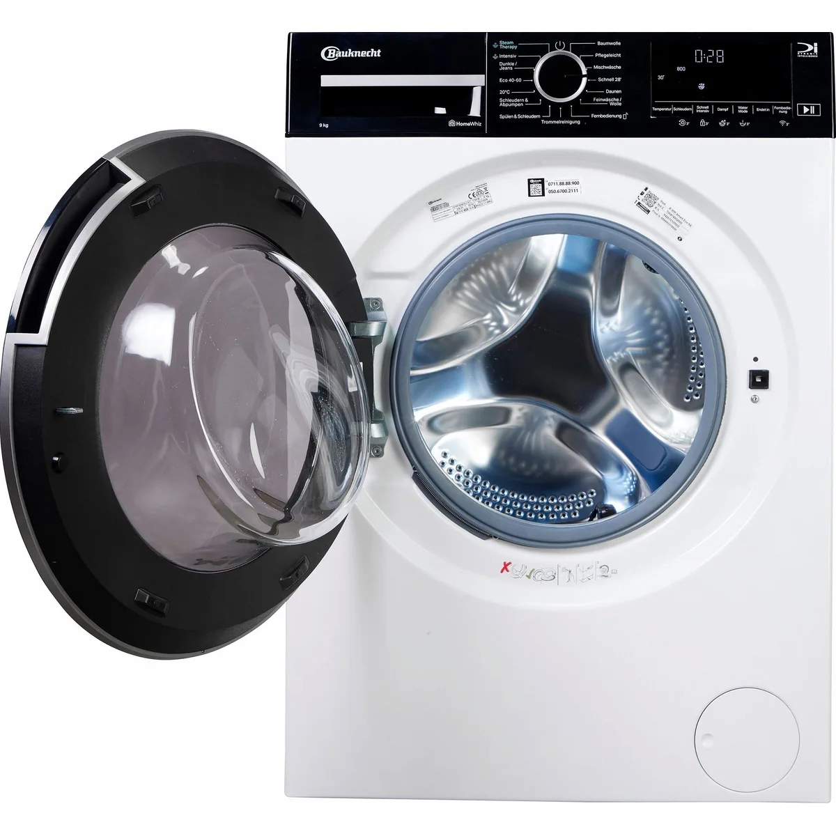 BAUKNECHT B WM Smart Eco 9A, 9 kg, 1400 U/min, Adaptive Wash-Technologie 2