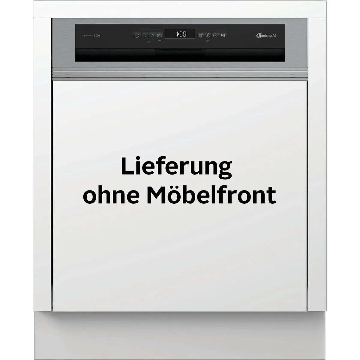 BAUKNECHT OBBC Ecosilent2 9760, teilintegrierbarer Geschirrspüler, 14 Maßgedecke, Energieeffizienzklasse A