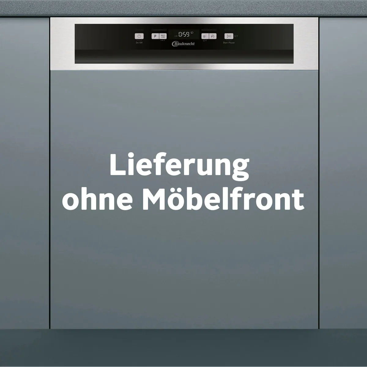 BAUKNECHT OBBC ECOSTAR 5320, teilintegrierbarer Geschirrspüler, 14 Maßgedecke, Eco-Technologie