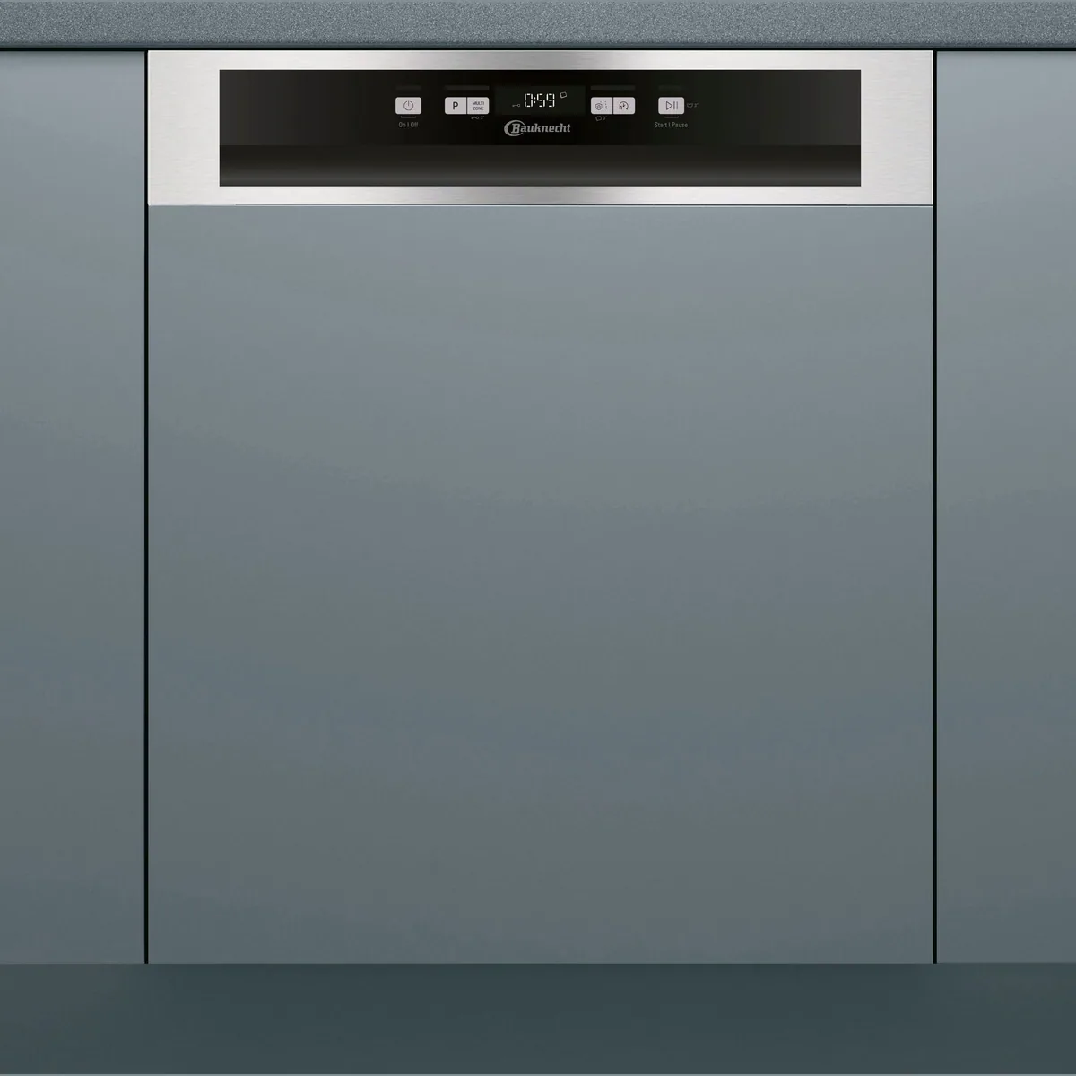 BAUKNECHT OBBC ECOSTAR 5320, teilintegrierbarer Geschirrspüler, 14 Maßgedecke, Eco-Technologie 3