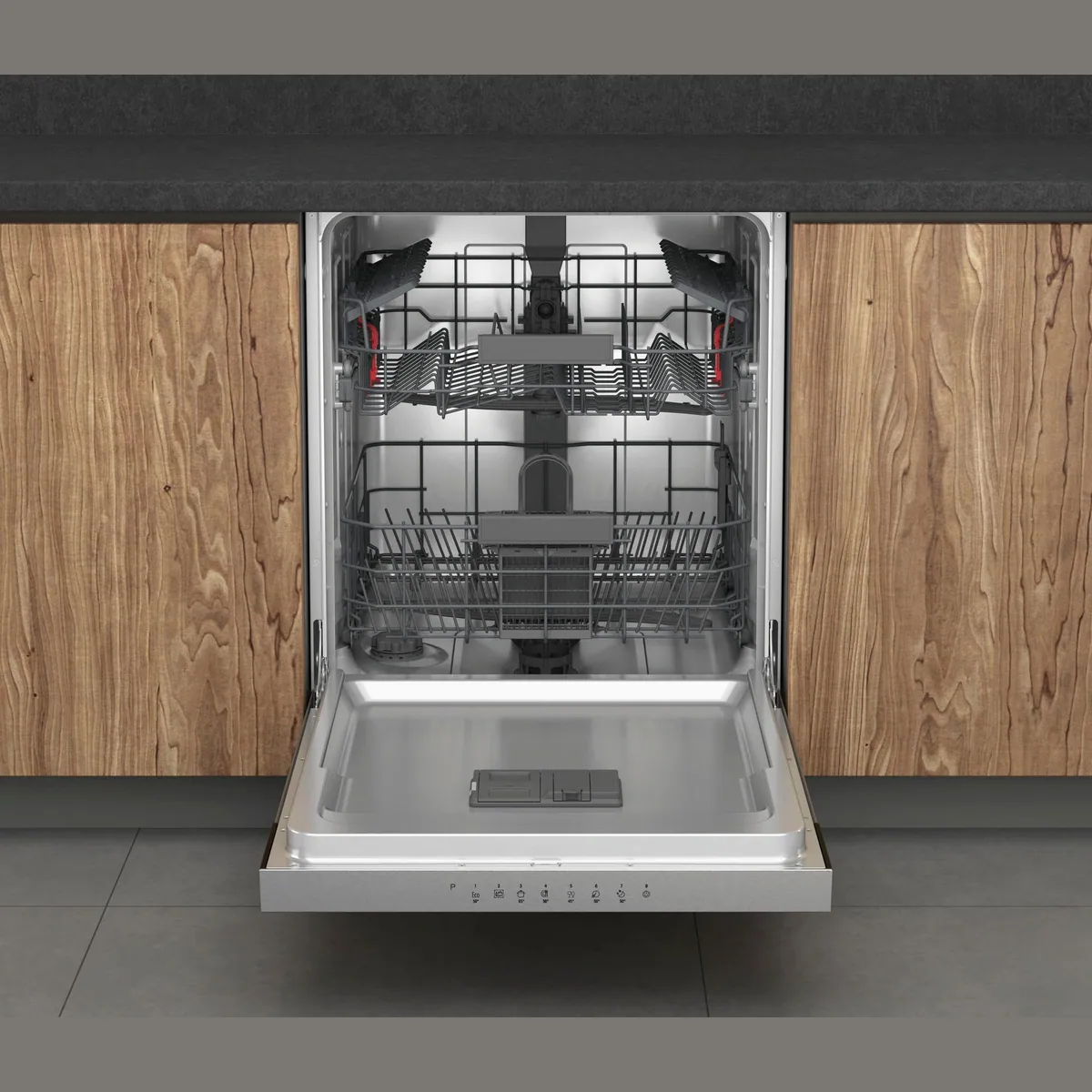 BAUKNECHT OBBC ECOSTAR 5320, teilintegrierbarer Geschirrspüler, 14 Maßgedecke, Eco-Technologie 4