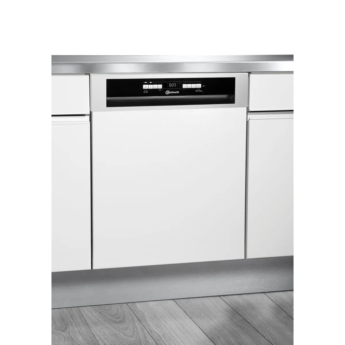 BAUKNECHT OBBC Ecosilent 7540, teilintegrierbarer Geschirrspüler, 14 Maßgedecke, Besteckschublade 3