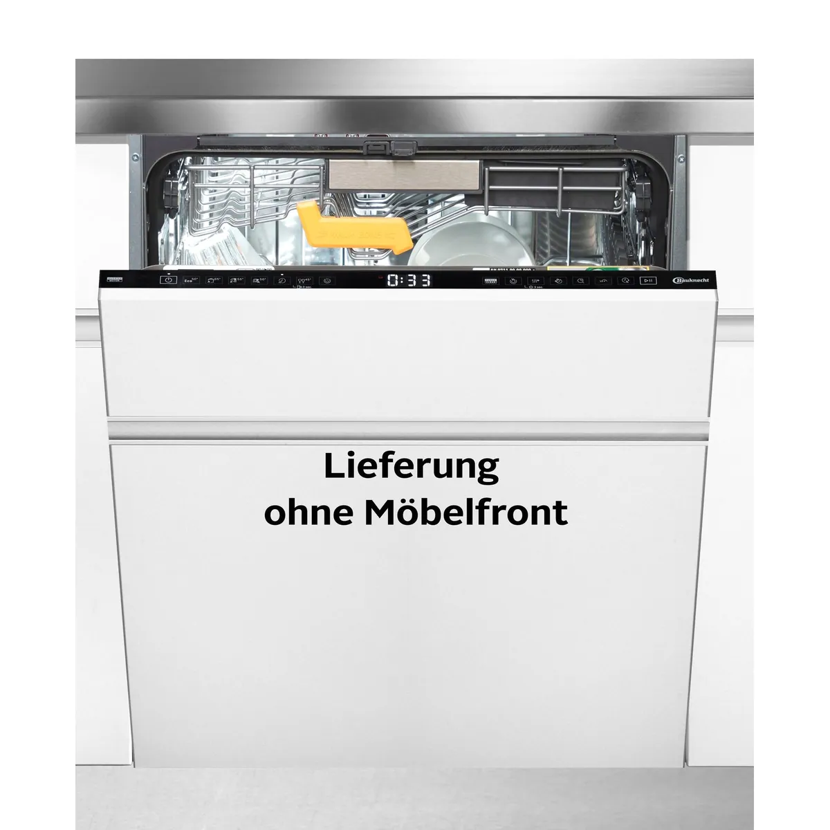 BAUKNECHT B8I HF58 TUC Geschirrspüler, 14 Maßgedecke, besonders leise