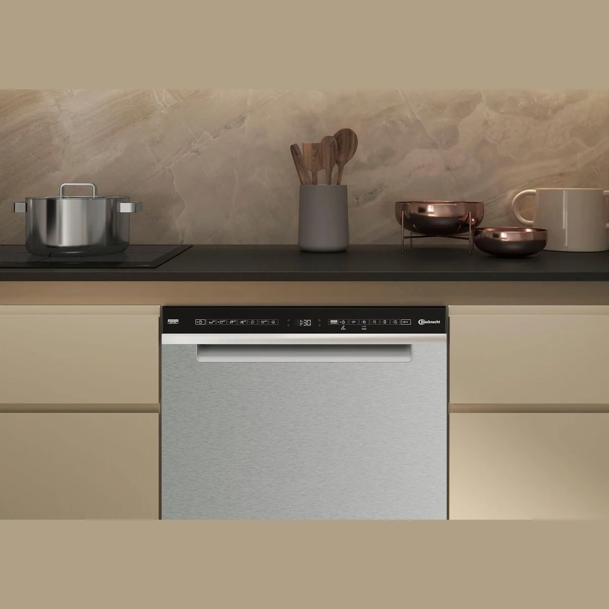 BAUKNECHT B7U HS51 X Unterbaugeschirrspüler, 15 Maßgedecke, MaxiSpace 2