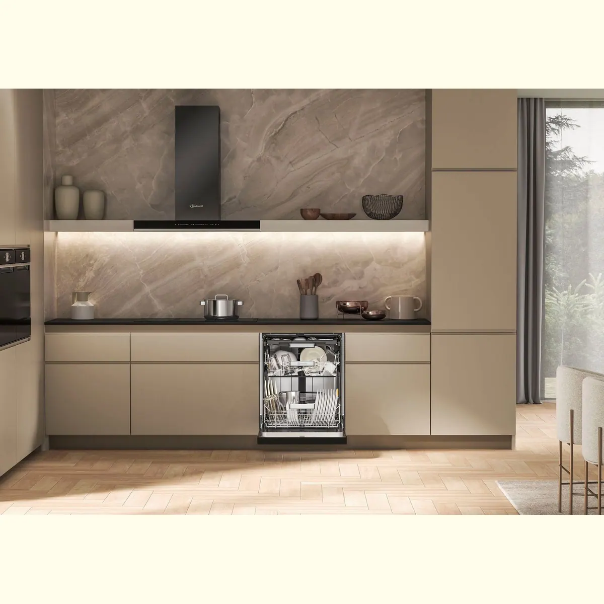 BAUKNECHT B7U HS51 X Unterbaugeschirrspüler, 15 Maßgedecke, MaxiSpace 3