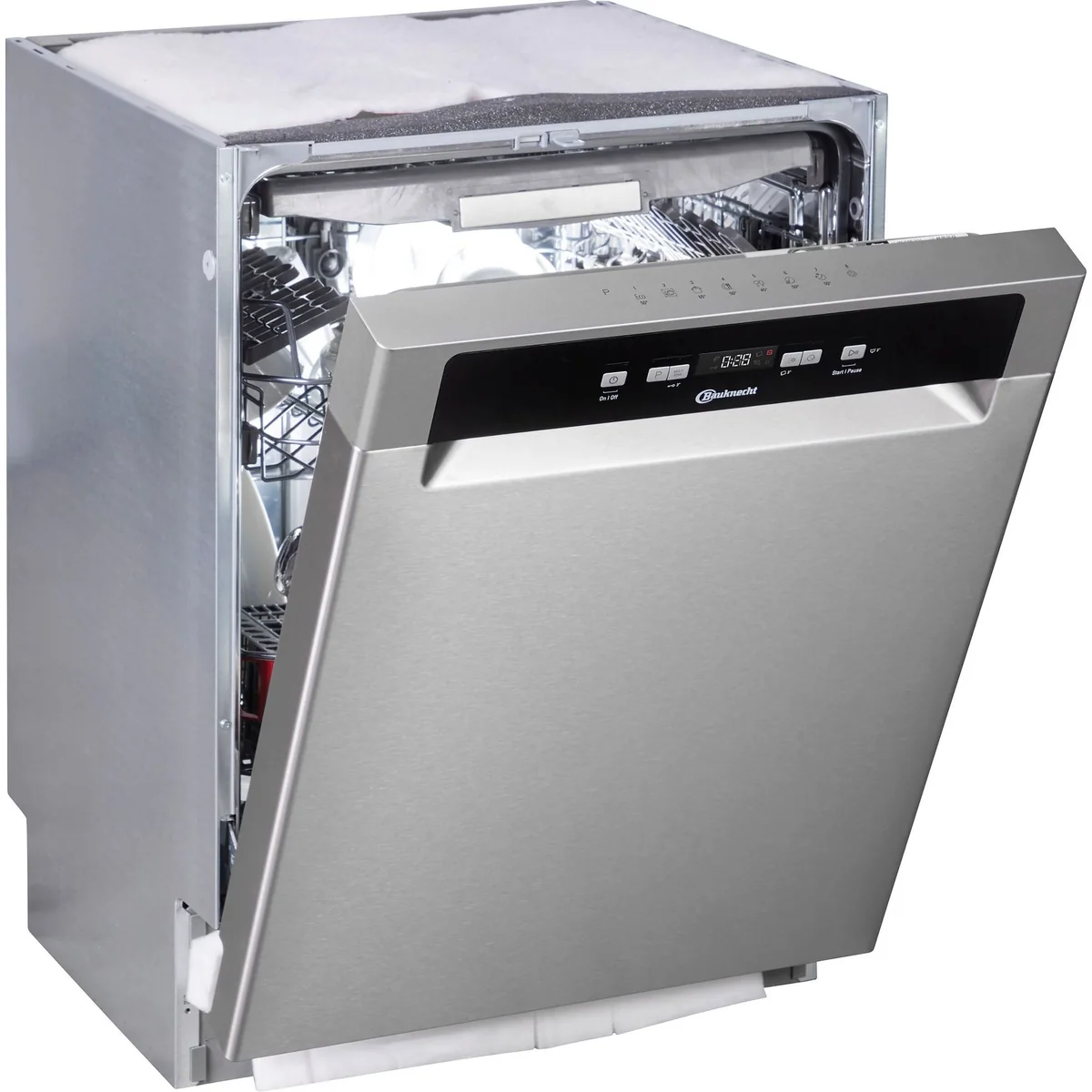 BAUKNECHT OBUC Ecosilent 8650, 14 Maßgedecke, Doppelter Komfort – Besteckschublade & Korb 5
