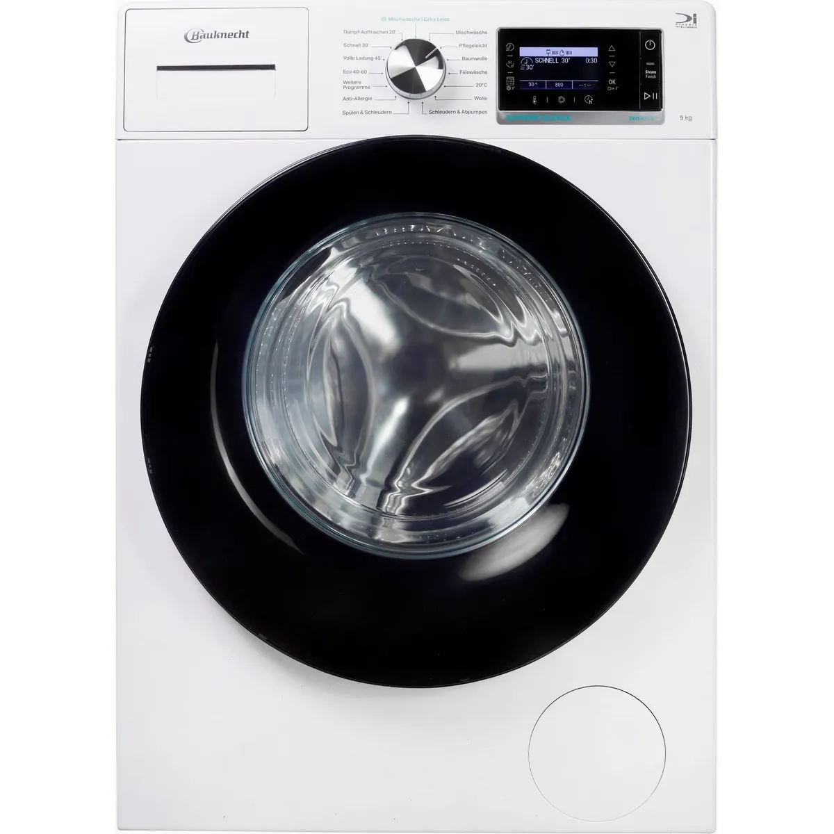 BAUKNECHT B6R 98E SILENCE DE, 9 kg, 1400 U/min, Dampfprogramm, Vollwasserschutz 2