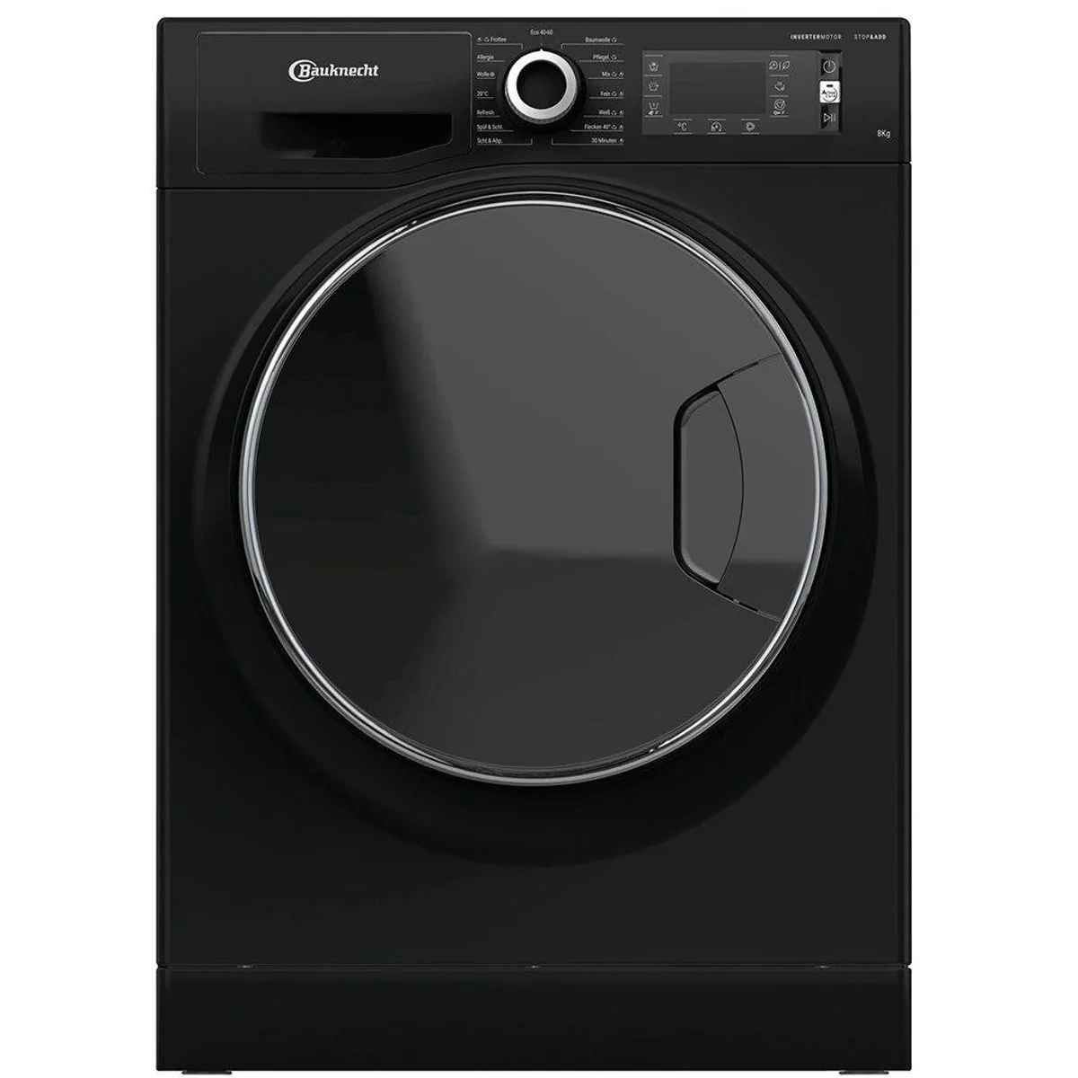 BAUKNECHT Waschmaschine WM BB 8AA, 8 kg, 1400 U/min, Stop&Add – effiziente Fleckentfernung