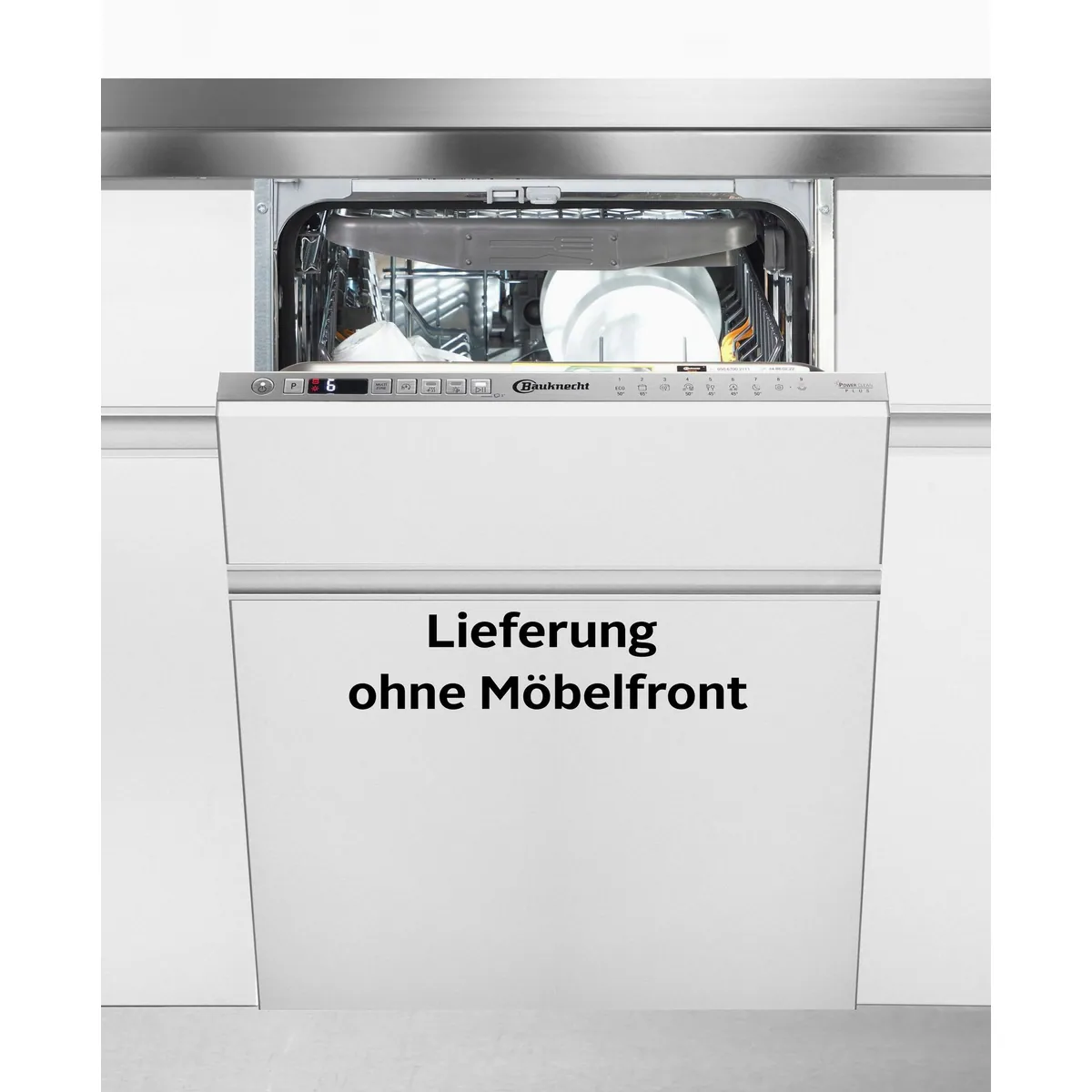 BAUKNECHT BK6IB10BS7LAO Geschirrspüler, 10 Maßgedecke, PowerClean Technologie