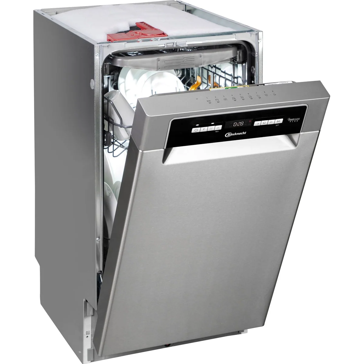 BAUKNECHT BK6UB10BS7A0X Unterbaugeschirrspüler, 10 Maßgedecke, PowerClean Hochdruckdüsen 3