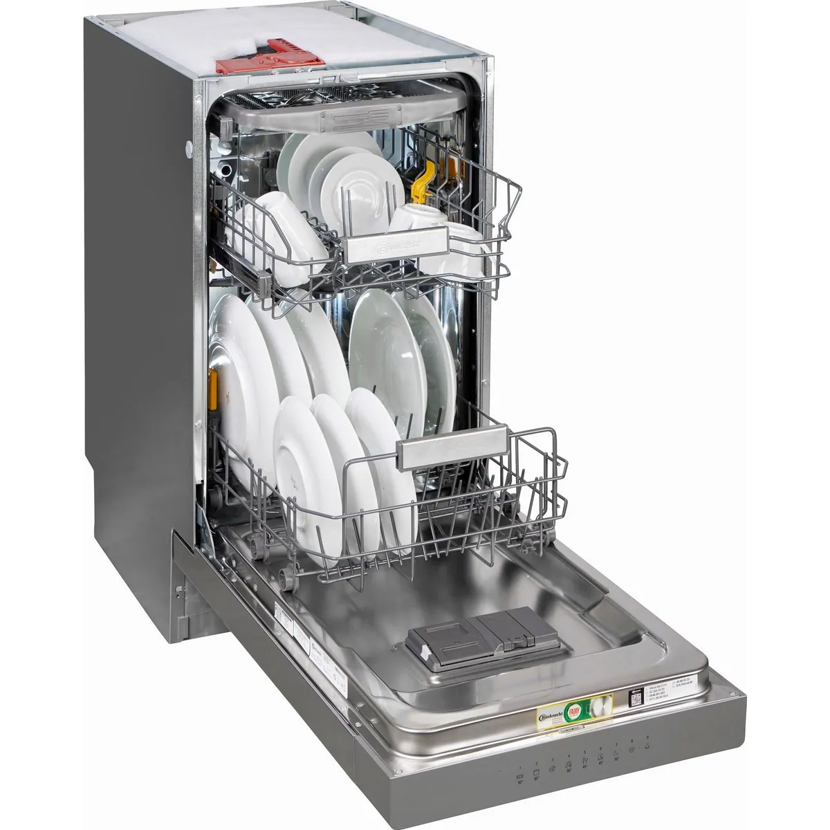 BAUKNECHT BK6UB10BS7A0X Unterbaugeschirrspüler, 10 Maßgedecke, PowerClean Hochdruckdüsen 4