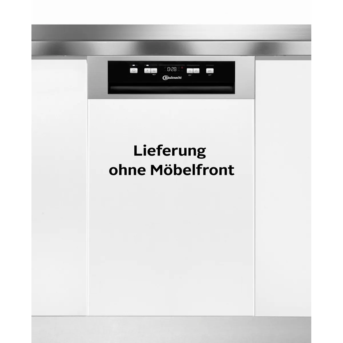 BAUKNECHT BK4PC11BS7A0 Geschirrspüler, 11 Maßgedecke, Besteckschublade, zusätzlicher Besteckkorb
