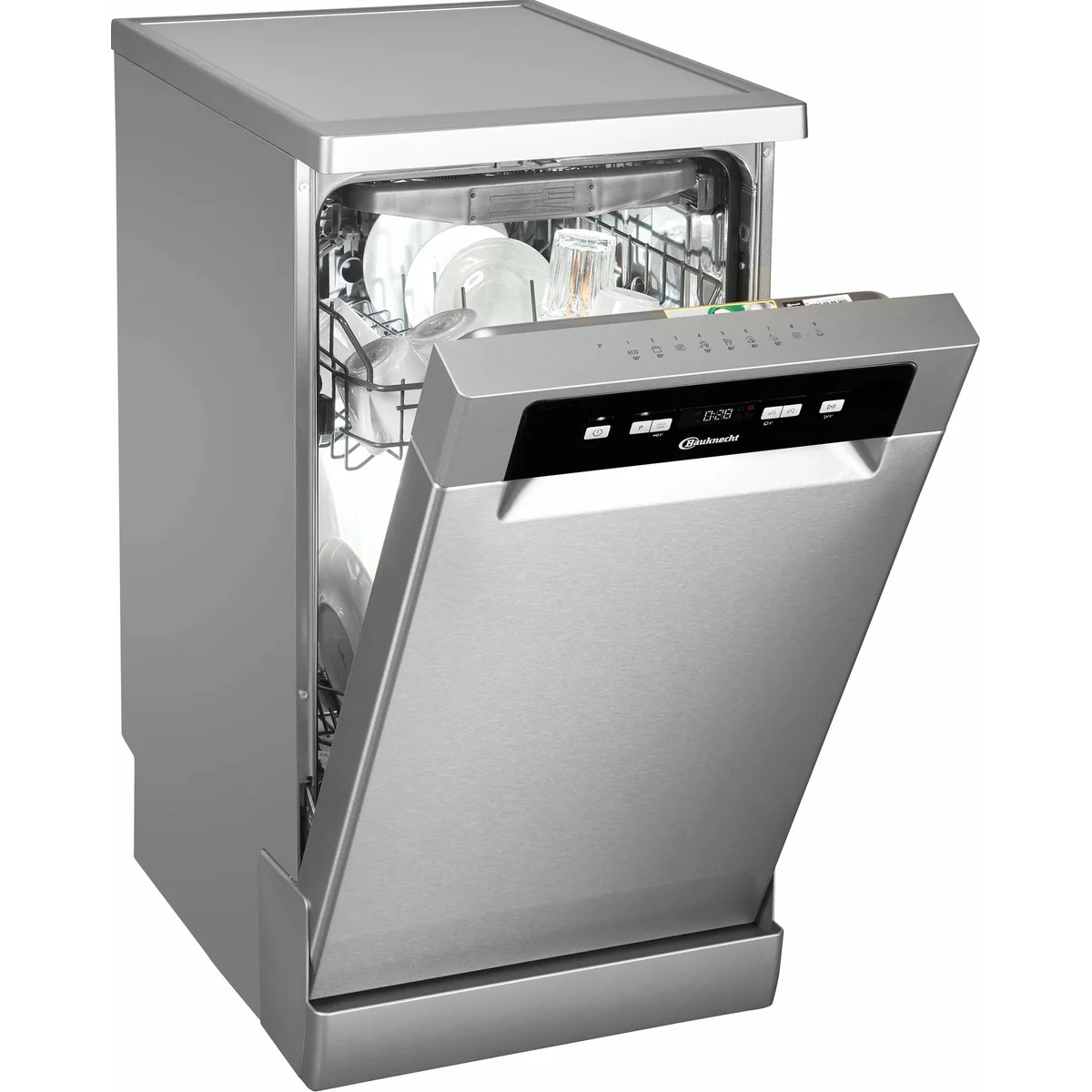 BAUKNECHT BK4FC11BS7A0X Standgeschirrspüler, 11 Maßgedecke, besteckschublade, zusätzlicher Besteckkorb 3
