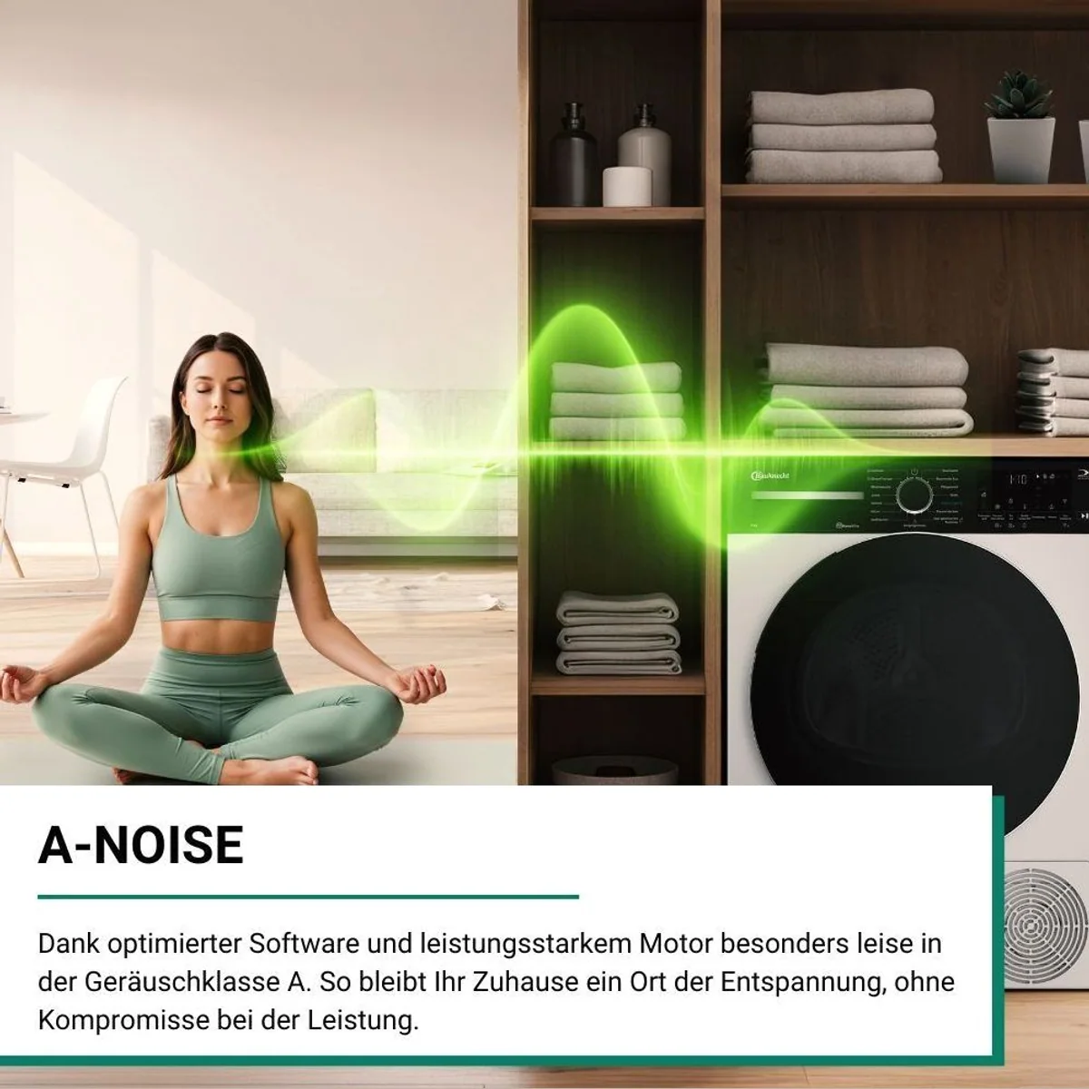 BAUKNECHT BT 87A WB Wärmepumpentrockner, Bügelfrei, Energieeffizienzklasse A++ 5