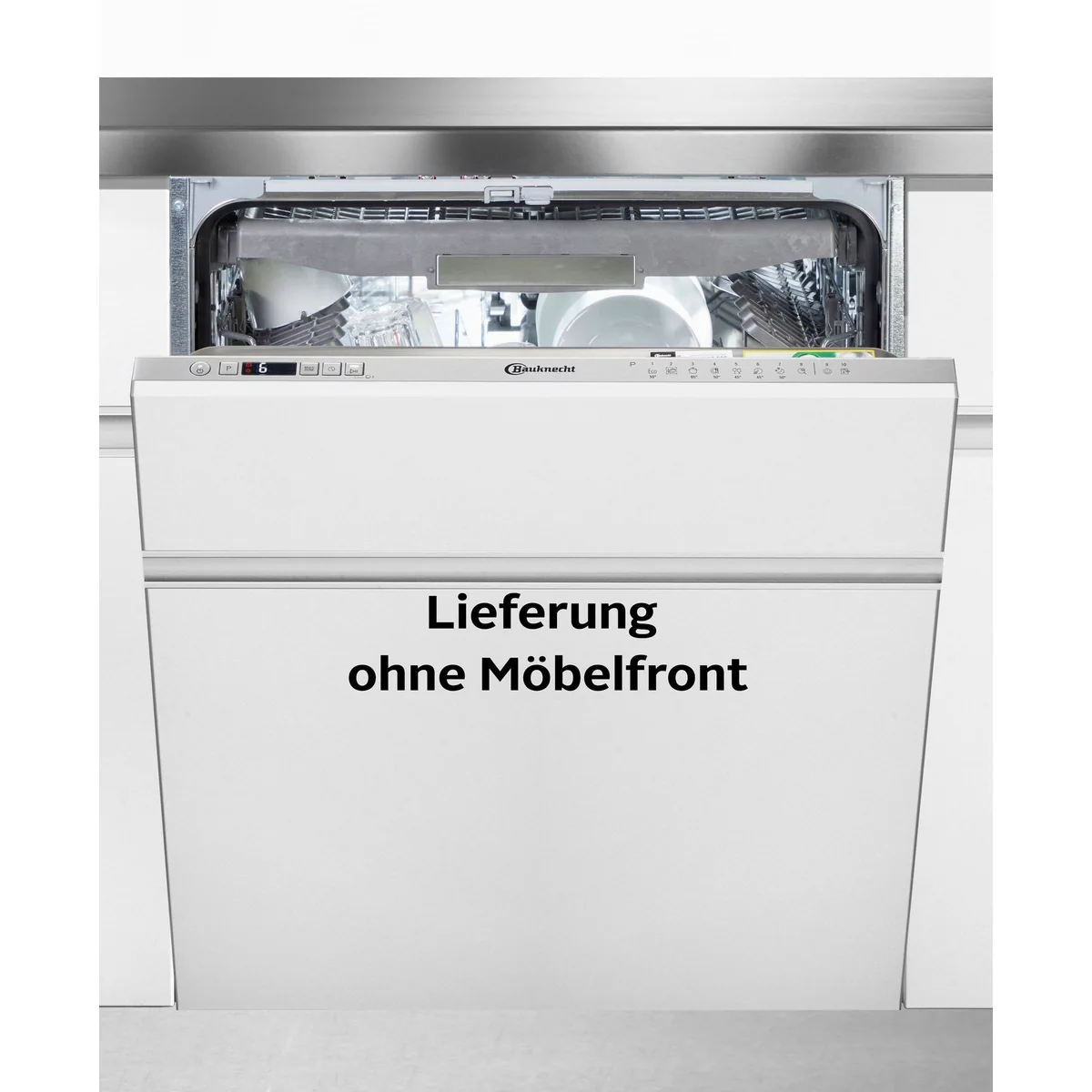 BAUKNECHT vollintegrierbarer Geschirrspüler OBIC Ecosilent 9760, 9,5 l, 14 Maßgedecke, hohe Flexibilität