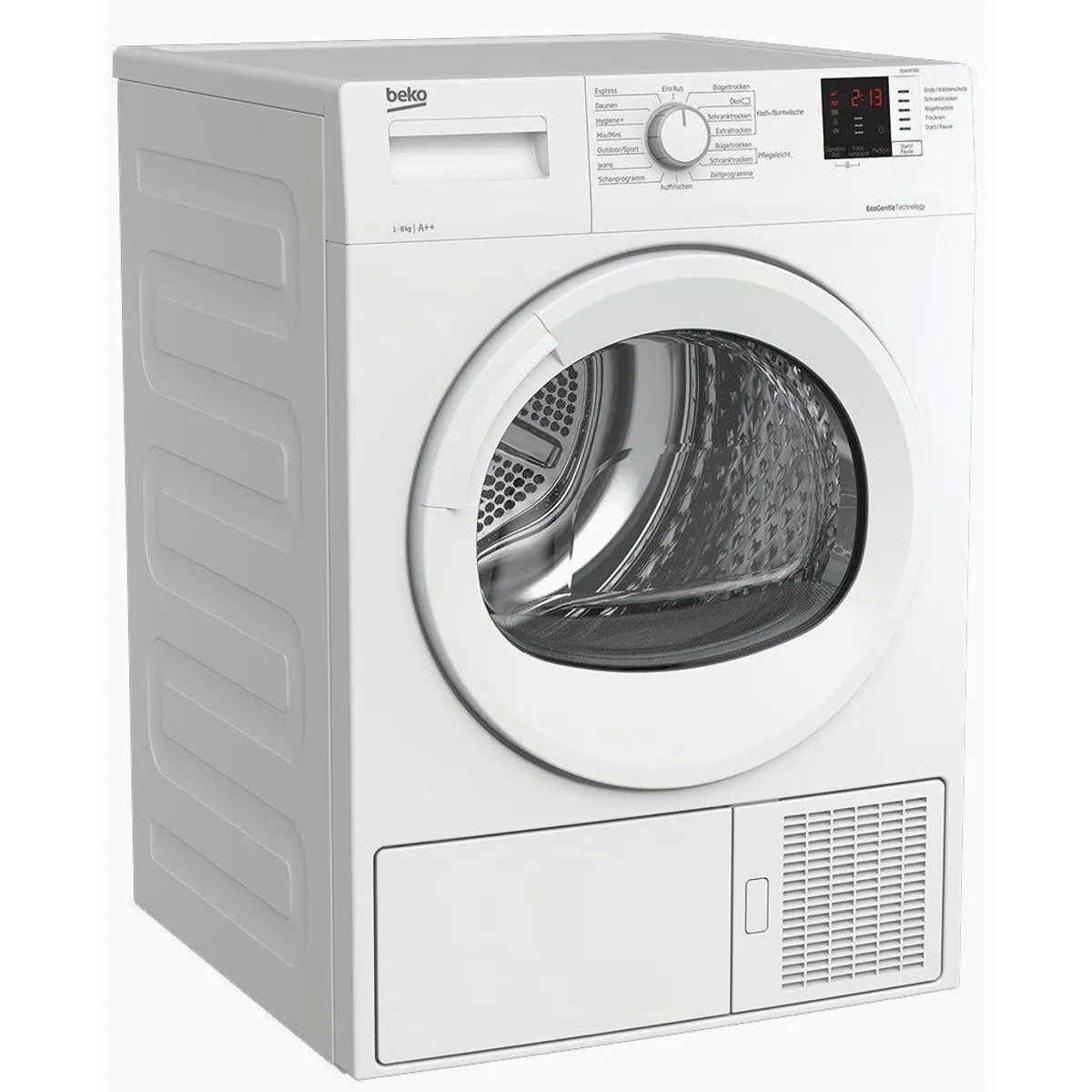 BEKO DS843F3G0 Wärmepumpentrockner, 15 Programme, Aquawave-Schontrommel