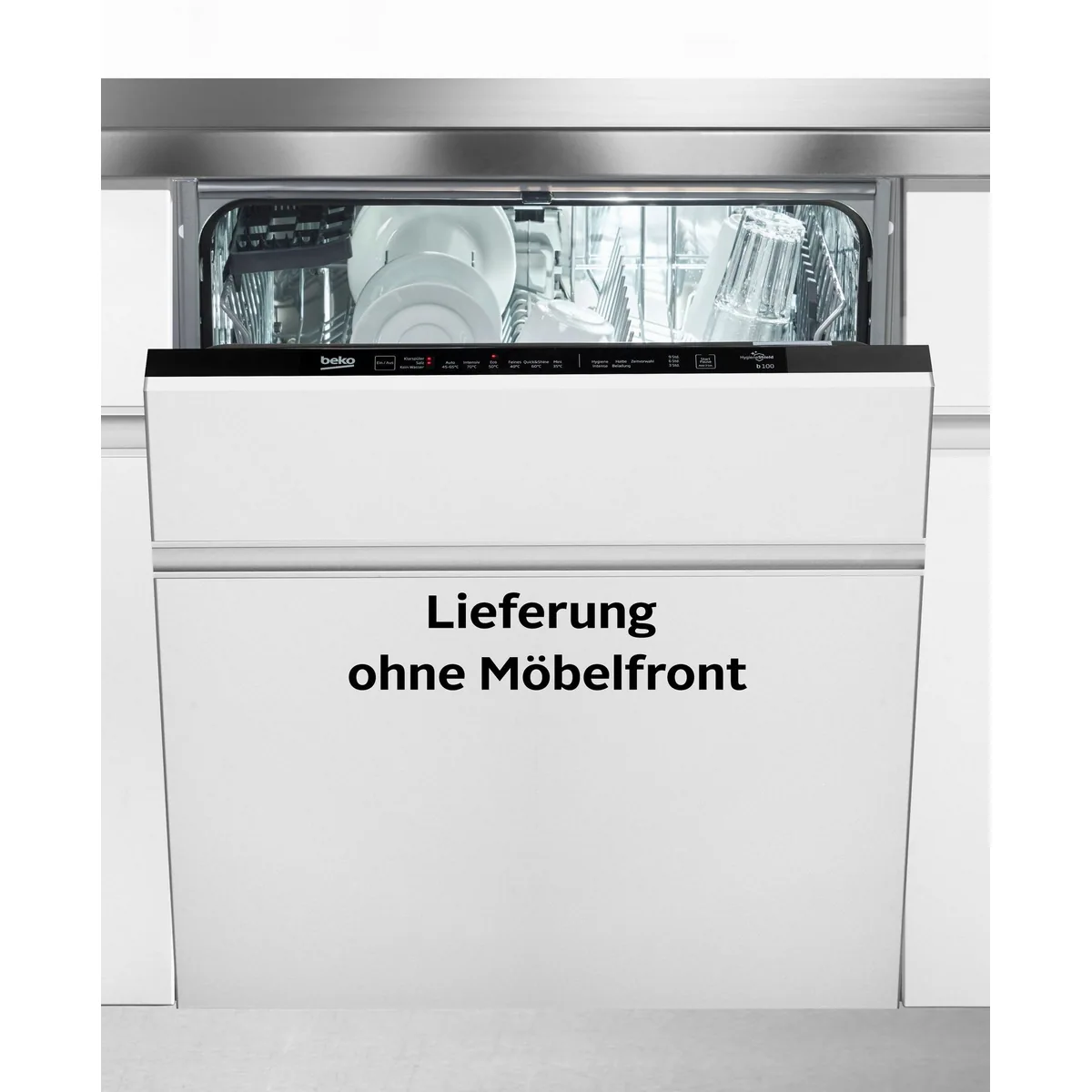 BEKO BDIN16420 Geschirrspüler, 14 Maßgedecke, Automatikprogramm & Intensivreinigung
