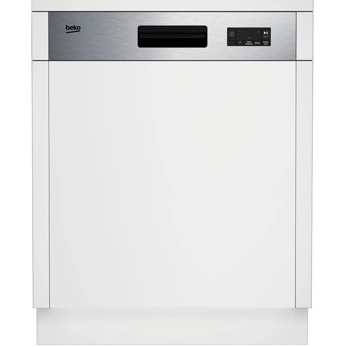 BEKO BDSN15O30X, teilintegrierbarer Geschirrspüler, 14 Maßgedecke, hocheinbaufähig, SelfDry 3