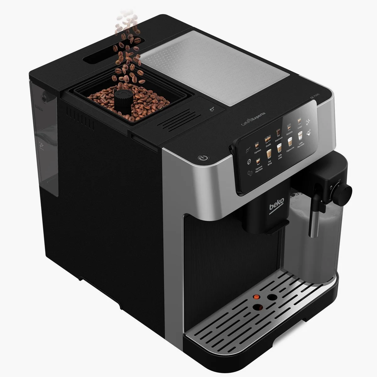 BEKO CEG 7304 X Kaffeevollautomat, Zweifachdüse mit Beleuchtung, Automatische Reinigung 2