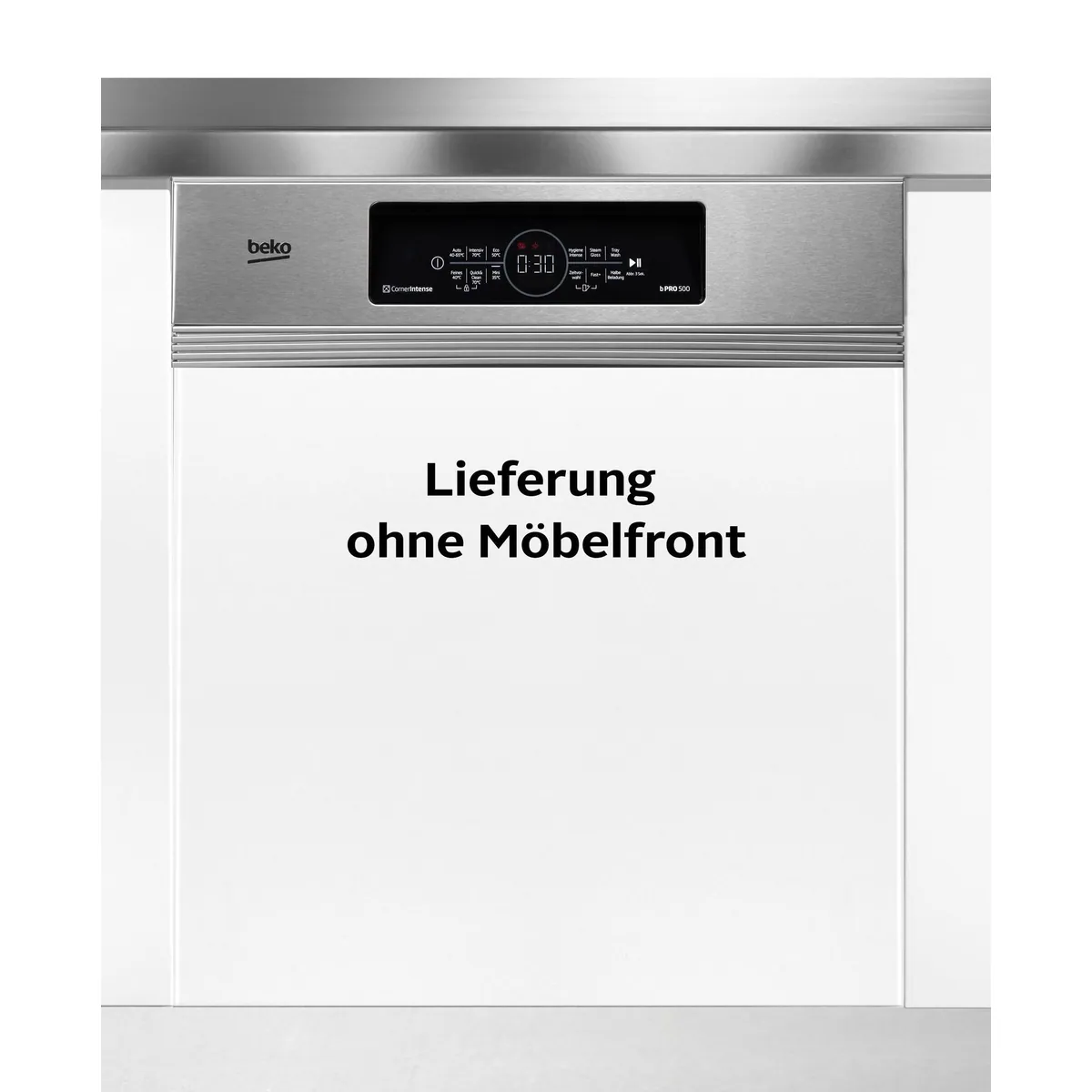 BEKO BDSN36461XC Geschirrspüler, 14 Maßgedecke, SelfDry & CornerIntense