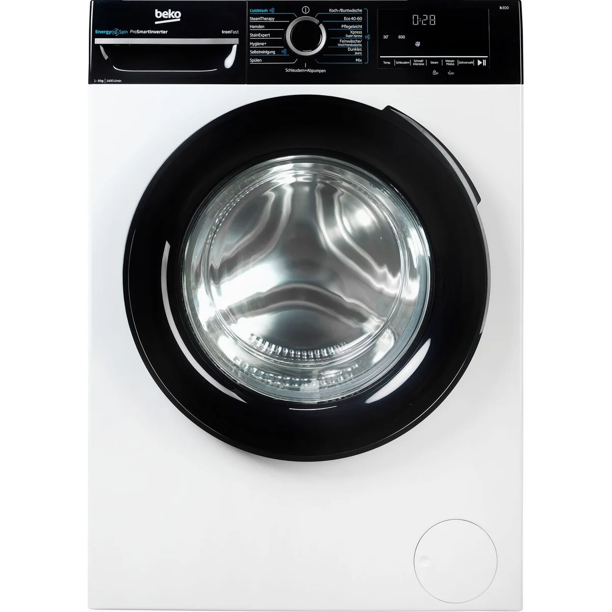 BEKO BM3WFU4941W Waschmaschine, 9 kg, 1400 U/min, energieeffizient & leise 3