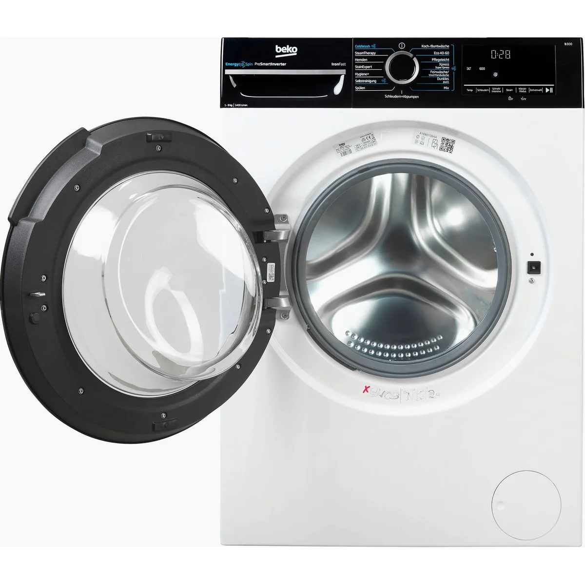 BEKO BM3WFU4941W Waschmaschine, 9 kg, 1400 U/min, energieeffizient & leise 5