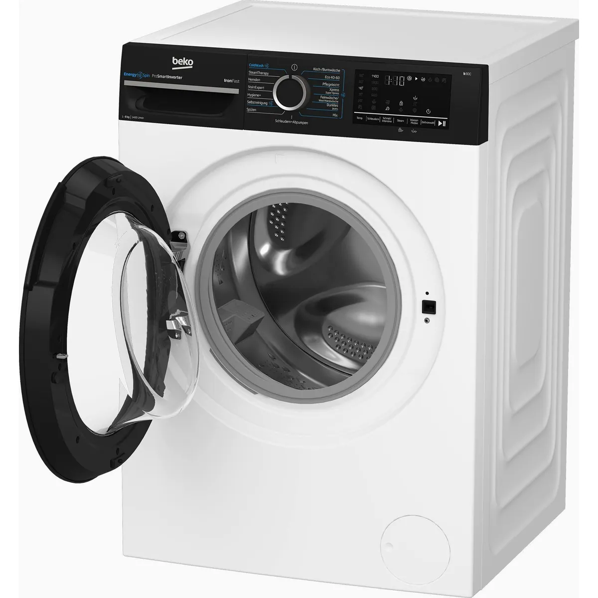 BEKO BM3WFU4841W Waschmaschine, 8 kg, 1400 U/min, energieeffizient mit Dampffunktion 3