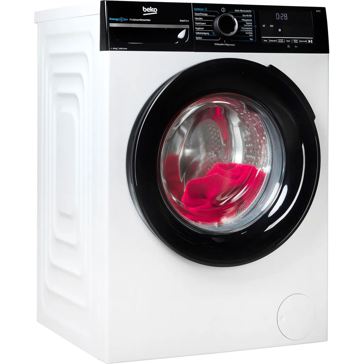 BEKO BM3WFU41041W Waschmaschine, 10 kg, 1400 U/min, Energieeffizienzklasse A
