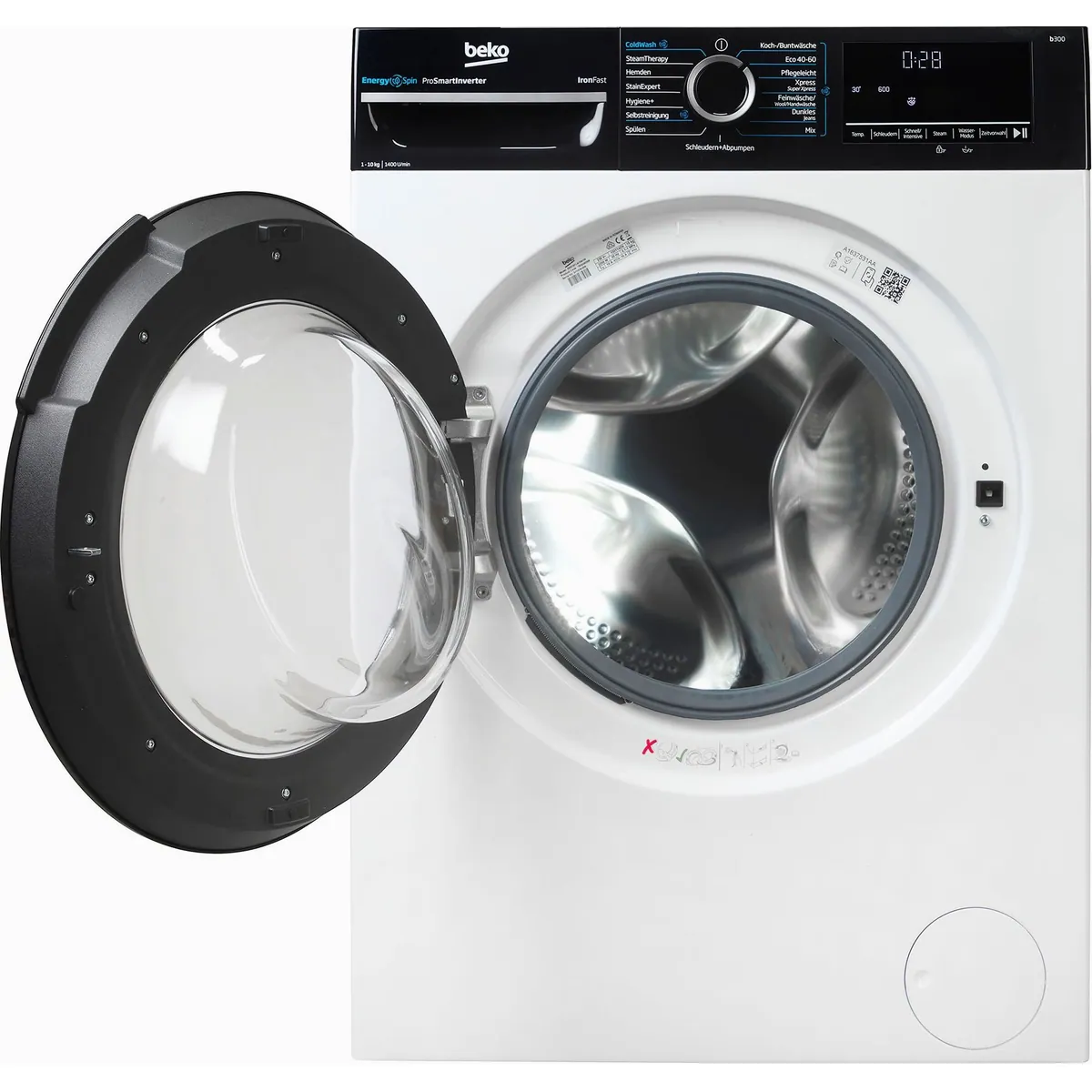 BEKO BM3WFU41041W Waschmaschine, 10 kg, 1400 U/min, Energieeffizienzklasse A 5