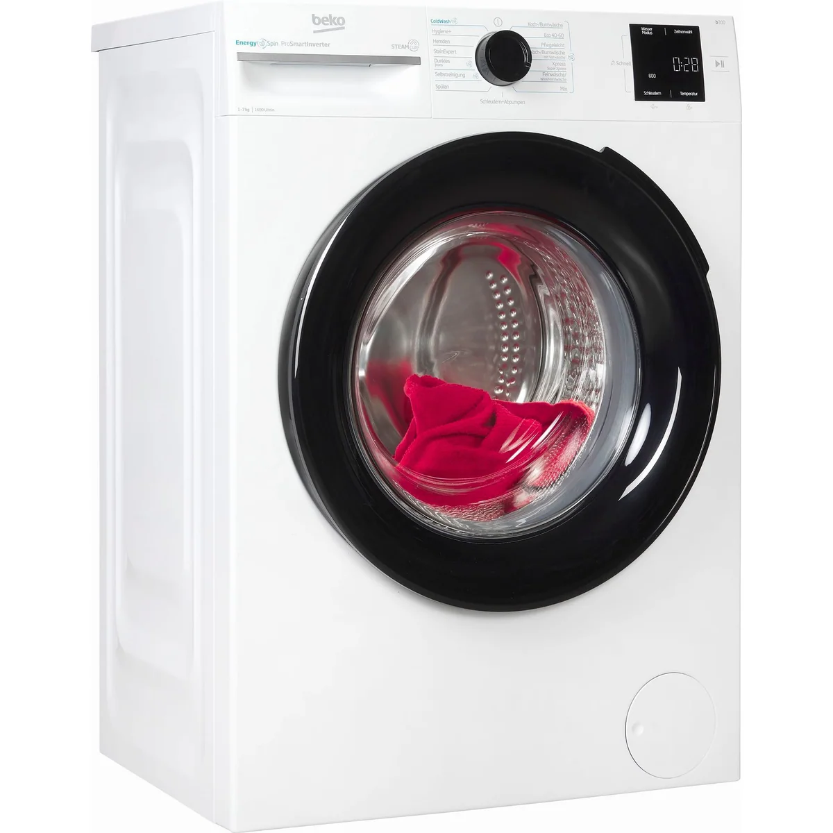 BEKO BM3WFU3741X Waschmaschine, 7 kg, 1400 U/min, Energieeffizienzklasse A